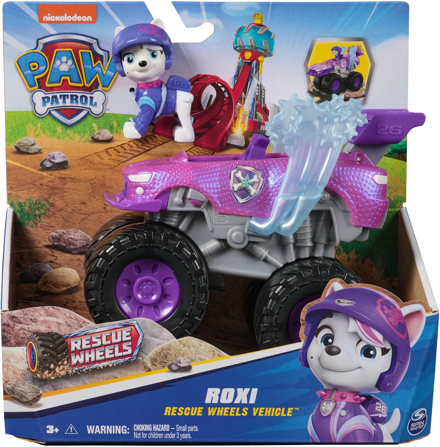 Paw patrol veicolo tematizzato rescue wheels Roxi - Giocolandia