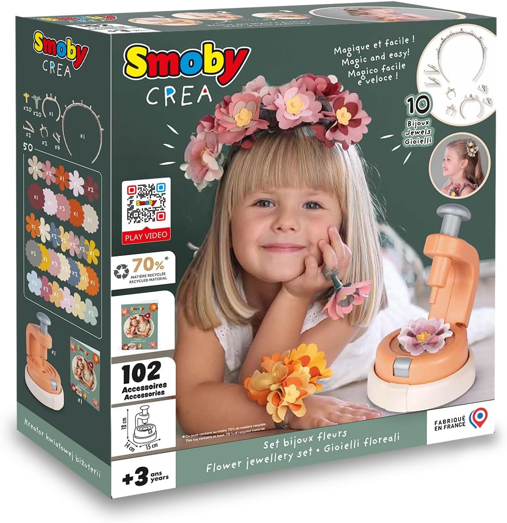 Set Creativo per Realizzare Gioielli e Fiori - Giocolandia